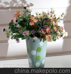 廠家直供 現代家居飾品 陶瓷工藝品裝飾花插花器 田園花瓶