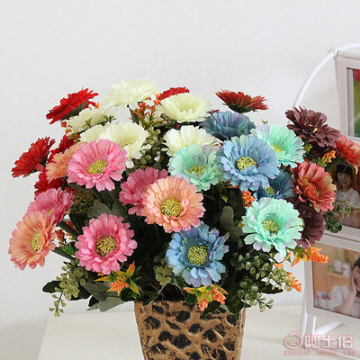 【把束太陽花把束小雛菊野菊婚慶裝飾花藝配材仿真花廠家批發】石家莊市長安區嫣然花卉商行 - 產品庫