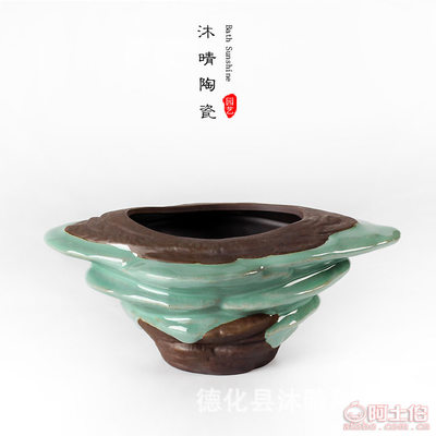 【沐晴陶瓷廠家直銷哥窯花盆陶瓷汝窯花盆多肉植物室內綠植花卉陶瓷盆栽批發(fā)】德化縣沐晴陶瓷廠 - 產品庫